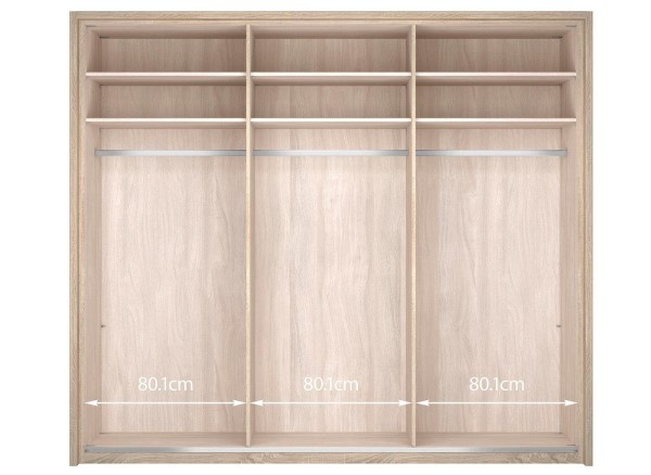 Roberts Large 3-Door Wardrobe alternate view
