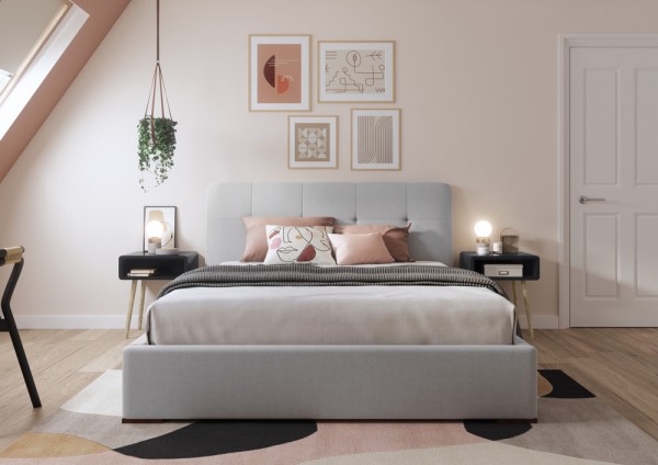 San Diego Ottoman Upholstered Bed Frame second priority image