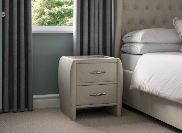 Buy Sana Upholstered Bedside Table Today With Free Delivery