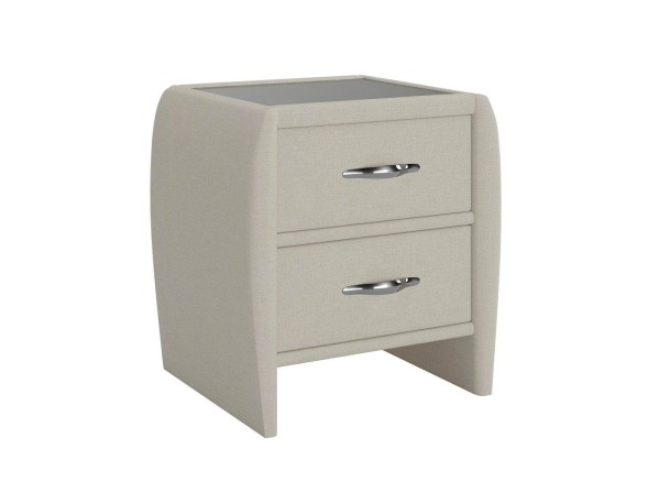 Sana Upholstered Bedside Table third priority image