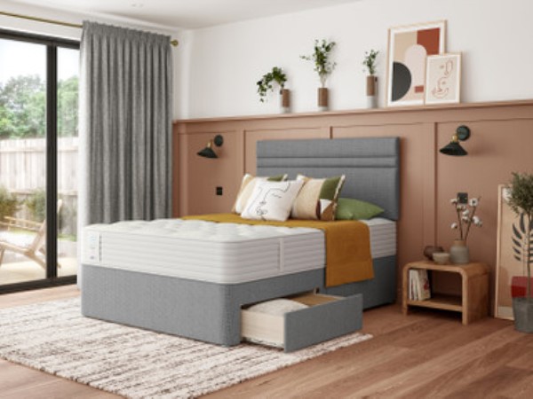 Buy Sealy Cadiz Extra Firm Support Divan Bed Set On Glides Today With Free Delivery