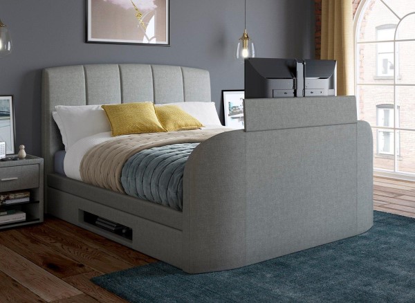 Buy Seoul Upholstered Ottoman TV Bed Frame Today With Free Delivery