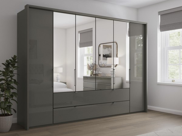 Sicily 6 Door Bi-Fold Wardrobe alternate view