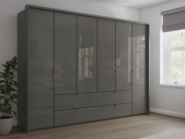 Sicily 6 Door Bi-Fold Wardrobe alternate view