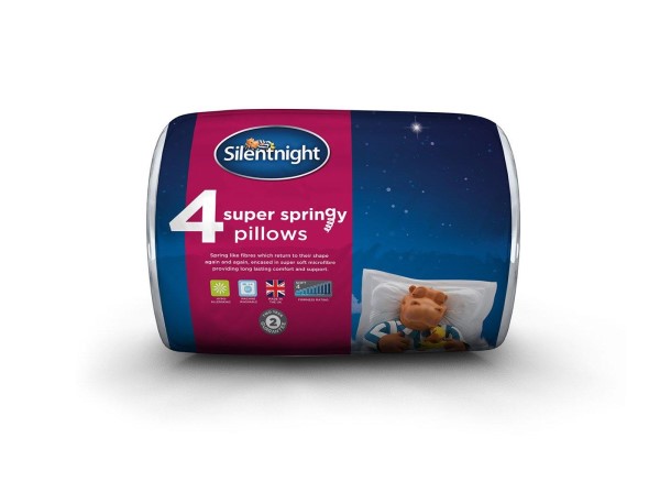 Buy Silentnight Super Springy Pillow 4 Pack Today With Free Delivery