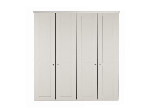Buy Sloane 4-Door Wardrobe - Champagne Today With Free Delivery