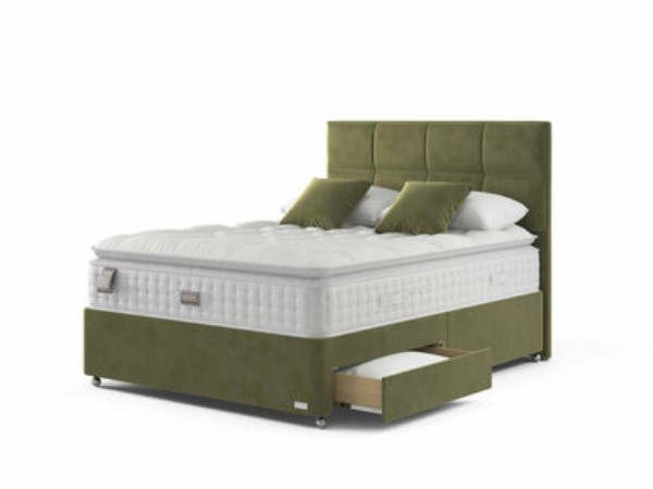Buy Staples and Co Artisan Classic Divan Bed Set On Castors Today With Free Delivery