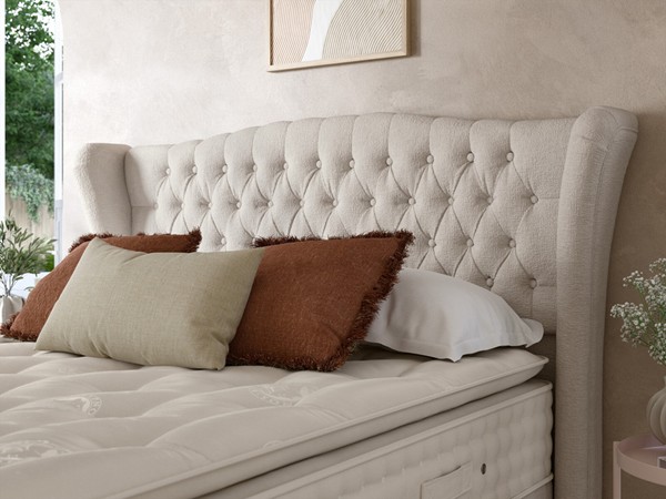 Staples and Co Belgravia Buttoned Floorstanding Headboard alternate view