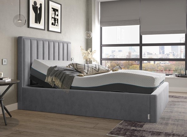 Buy TEMPUR Duke Sleepmotion Adjustable Velvet-Finish Bed Frame Today With Free Delivery