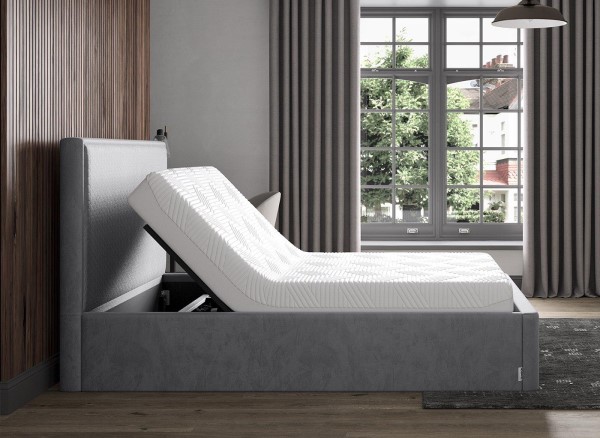 Buy TEMPUR® Reign Sleepmotion Adjustable Velvet-Finish Bed Frame Today With Free Delivery