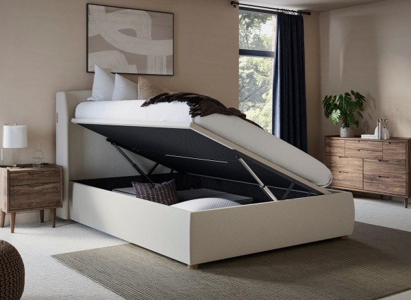TEMPUR® Linford Upholstered Electric Ottoman Bed Frame third priority image