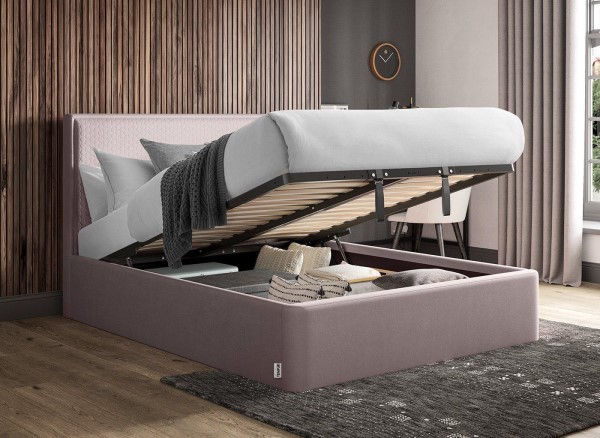 TEMPUR® Reign Velvet-Finish Ottoman Bed Frame alternate view