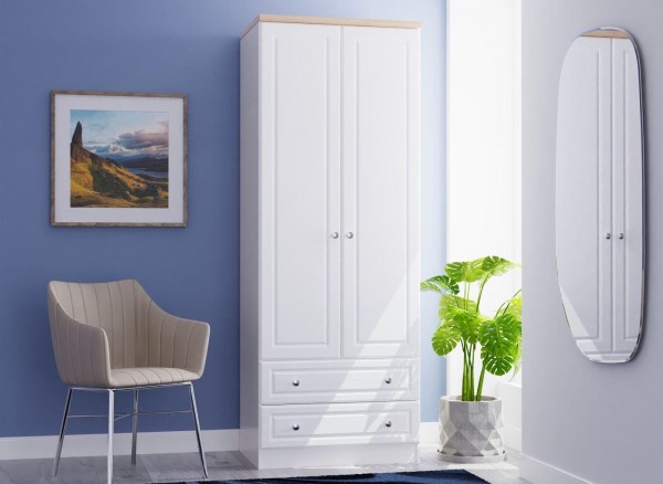 Texas 2-Door 2-Drawer Wardrobe alternate view