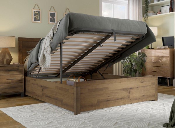 Tribeca Wooden Ottoman Bed Frame third priority image