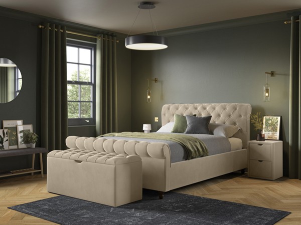 Upholstered Ottoman Blanket Box alternate view