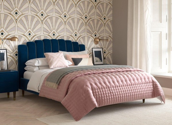 Buy Windsor Velvet-Finish Bed Frame Today With Free Delivery