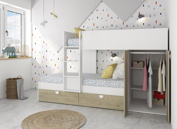 Wren Bunk Bed with Storage third priority image
