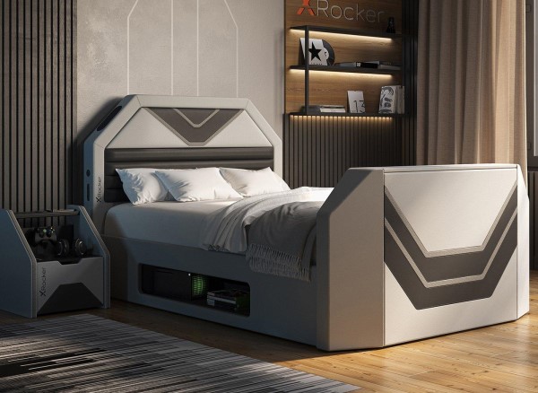 X Rocker Nebula Ottoman TV Bed Frame third priority image
